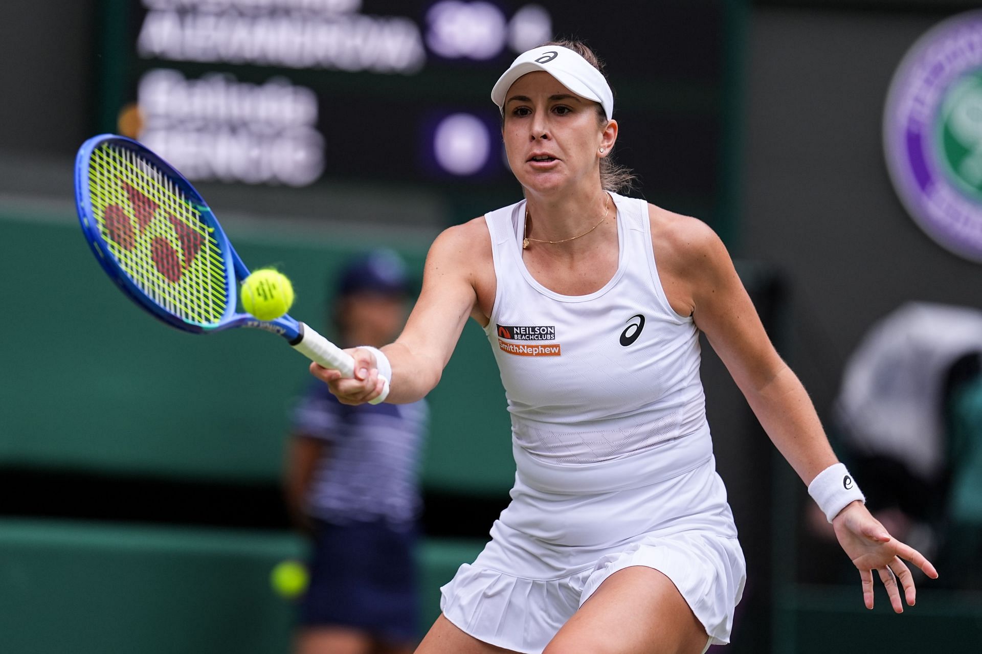 Belinda Bencic at Wimbledon 2025. (Photo: Getty)